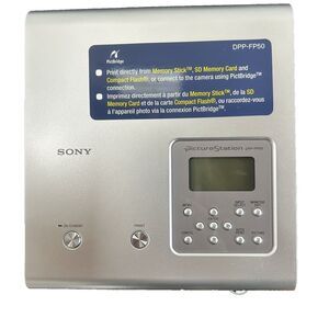 Sony DPP-FP50 Digital Photo Printer with manuals & accessories